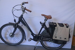 Elektrische Damesfiets Brinckers, Brooklyn, Zwart